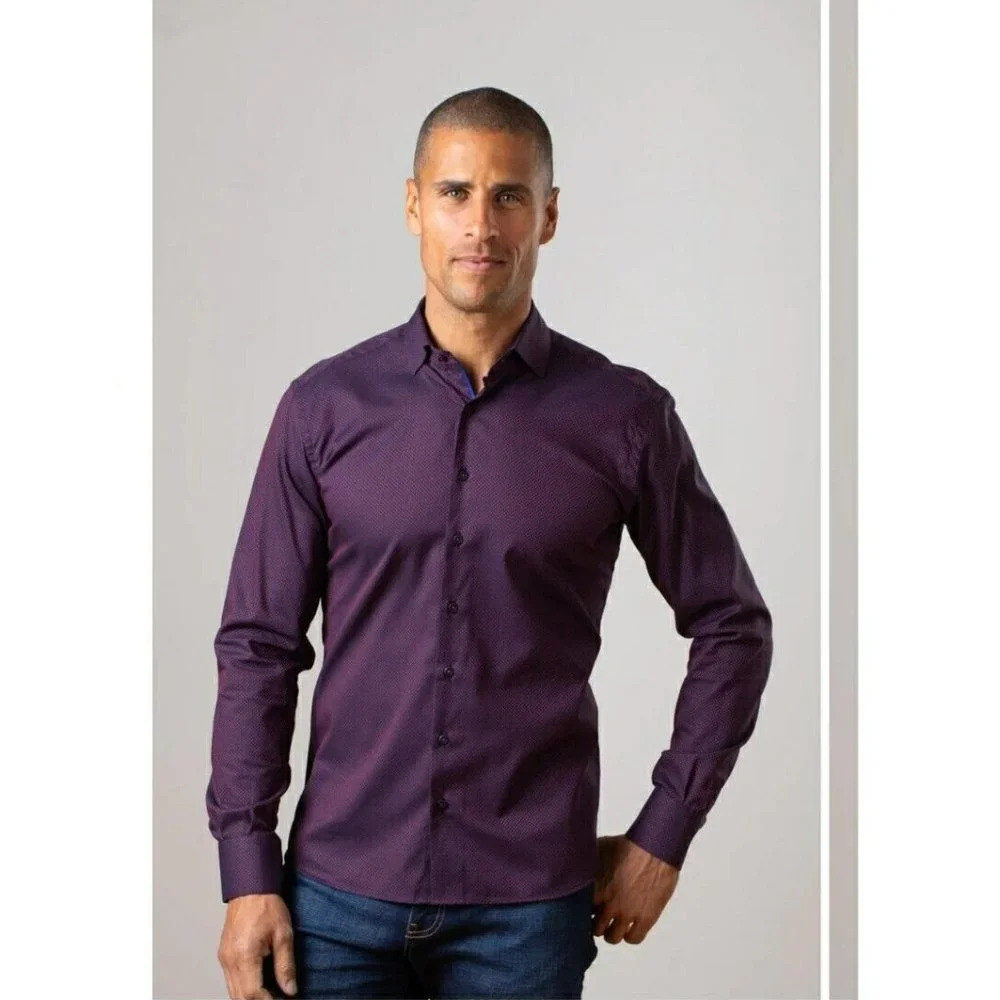 Hammer Made Traveller Men's Martius Slim Fit Long Sleeve Shirt Size M-L/16